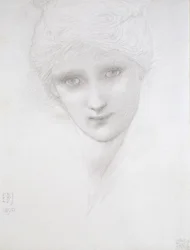 Egy nő feje, 1890
