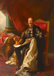 V. György király