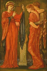 Hymenaeus (olaj és aranylevél a panelen)