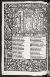 "Geoffrey Chaucer munkái most újonnan Sir Edward Burne-Jones által tervezett képekkel"