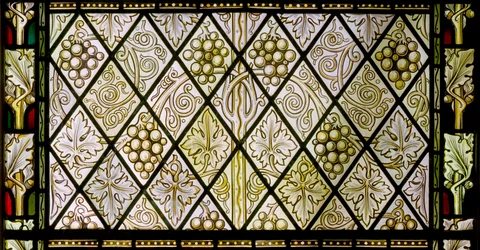Egy ólomüveg ablak részlete, 1896 körül
