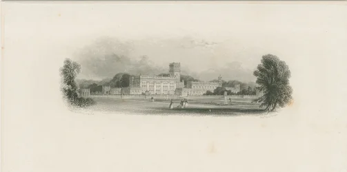 Trentham Hall: acélmetszet, és [?19. század közepe] (nyomtatás)