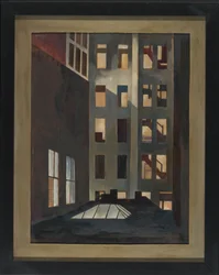 Rooftops, New York City, 1916 körül (olaj, vászon)