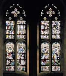 Keleti ablak, 1882 (festett üveg)