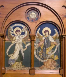 Garstang, St Thomas, Shrigley és Hunt (1873-1982), Edward Holmes Jewitt (1849-1929), Angel Reredos, 1877 körül