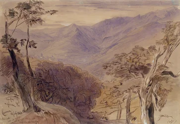 Carrara, 1861 (toll, ceruza, tinta és WC papíron)