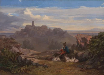 Táj kecskepásztorral, kb. 1842.