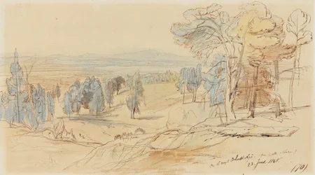 Útban Achmet Aga felé a görögországi Castella és Chalcis városból, 1848. június 23