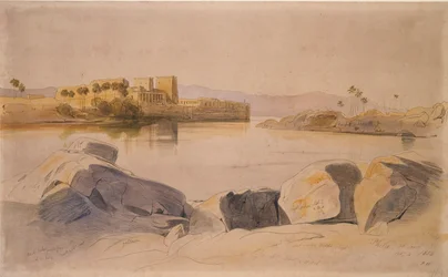Philae, Egyiptom, 1854
