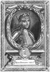 I. Richárd angol király.