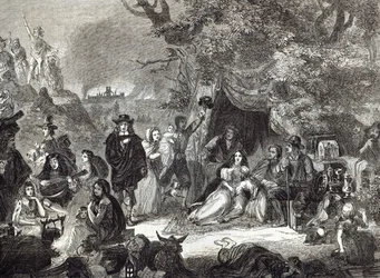 Highgate Fields az 1666-os londoni nagy tűzvész idején