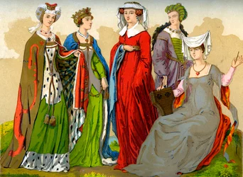 Angol nemesasszonyok, 15-16. század, 1849