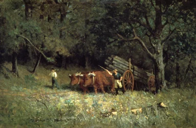 Hajtás haza a tehenek, 1881.