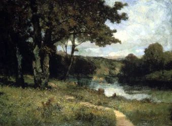 Fák a folyó mellett, 1891
