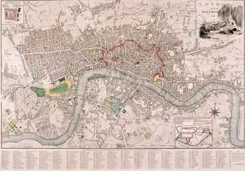 London térkép, 1797