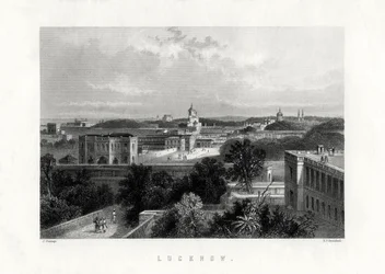 Lucknow, Uttar Pradesh állam fővárosa, India, 19. század