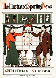 The Illustrated Sporting News, Christmas Number, 1900 (színes litográfia)