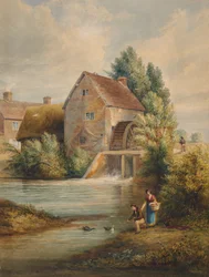 Egy vízimalom Warwickshire-ben