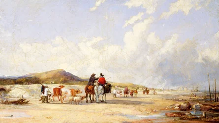 Crossing the Sands to Swansea Market (olaj, vászon)