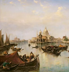 A Bacino di San Marco, a Canal Grande torkolata felé néz (35342 részlet)