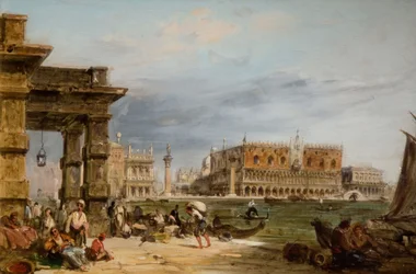 A Rialto, Velence, 1864.