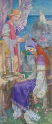 Szent Cecília (olaj, vászon)