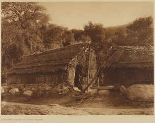 A Diegueño-ház Santa Ysabelben