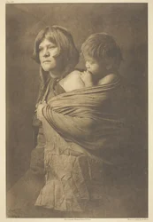 Egy hopi anya, 1921.