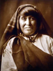 Egy Acoma nő, c. 1904, fénykép Edward S. Curtis