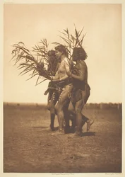 Arikara orvosi ceremónia – a kacsák, 1908.