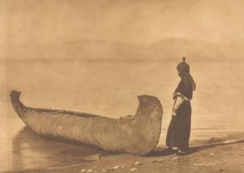 A tó partján - Kutenai, 1910.