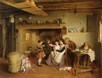 Egy házikó jelenet, 1855