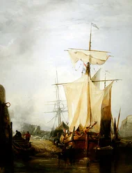 St. Peter Port, Guernsey (olaj, vászon)