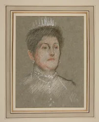 VII. Eduárd koronázása. Portré: Battenbergi Beatrix hercegnő