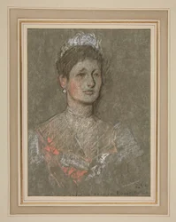VII. Eduárd koronázása. Portré: Louise battenbergi hercegnő