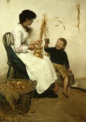 Első fogása, 1888 körül