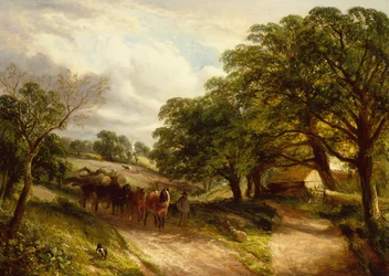 Carting Timber (olaj, vászon)
