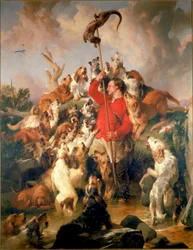 A lándzsás vidra, az aberdeeni vidrakutyák grófja, 1844 körül (olaj, vászon)