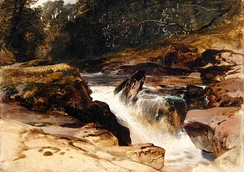"The Pot of Gartness", Drymen, Stirlingshire, 1830 körül (olaj, panel)