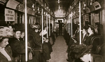 Hudson River metró, New York, USA, 1901