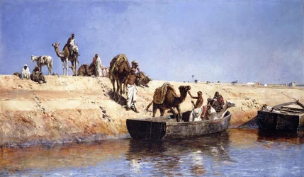 Teveparton a tengerparton Sale-ben, Maroc, 1880