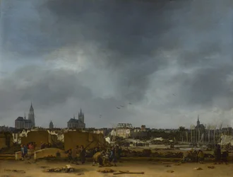 Delft képe az 1654-es robbanás után