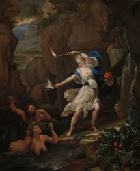 Circe megbünteti Glaucust azzal, hogy Scyllát szörnyeteggé változtatja Circe Punishing Glaucus Scylla szörnyeteggé alakításával