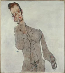 Karl Zakovsek festő portréja - Karl Zakovsek festő portréja