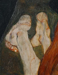 Kardinal und Nonne, Kardinal és apáca (olaj, vászon)