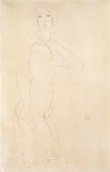 Meztelen lány, 1912