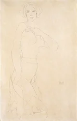 Nude Girl; Madchenakt, 1912