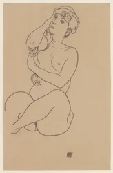 Fekvő akt, 1917