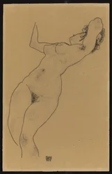Fekvő akt, 1918