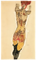 Meztelenül állva, 1910